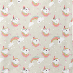 Punto suave LYLIANE2 Beige / Rosa